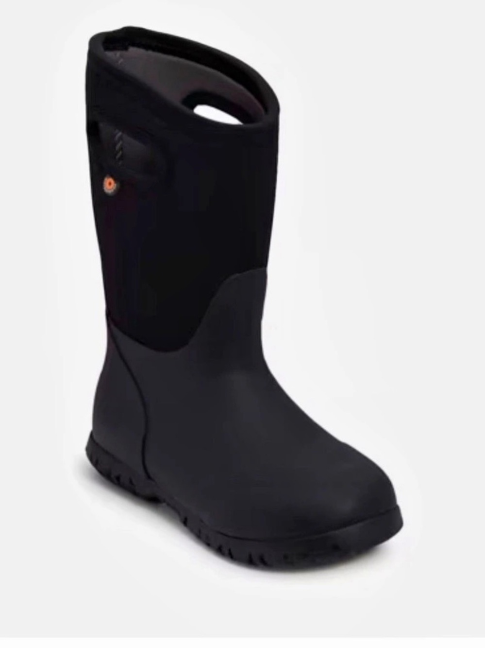 Bogs Neo Classic Solid Black Girls US 8 Boots
